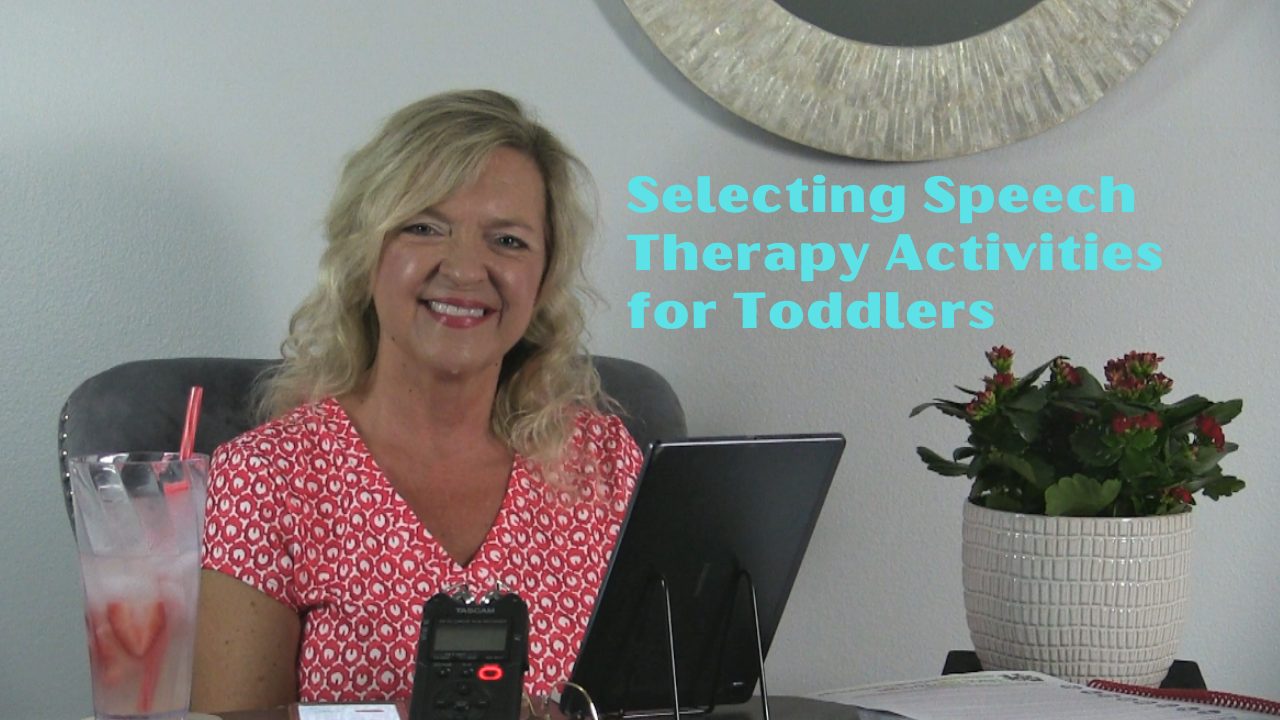 ASHA CEU COURSE #435 Selecting Therapy Activities for Toddlers